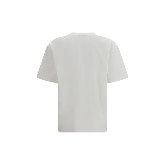 Ganni Witte Katoenen T-Shirt