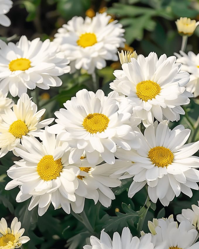 Lage Margriet Zaden Silver Princess Chrysanthemum Maximum Meerjarig