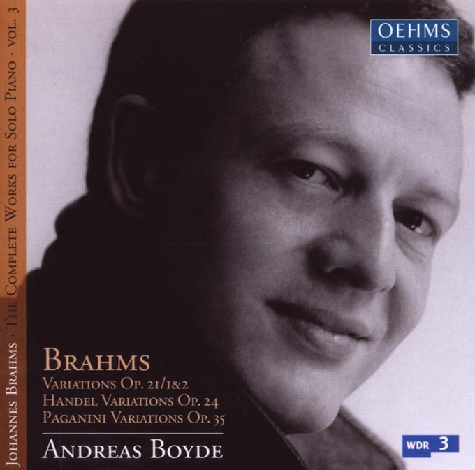 Andreas Boyde - Brahms: The Complete Works For Solo Piano V (CD)