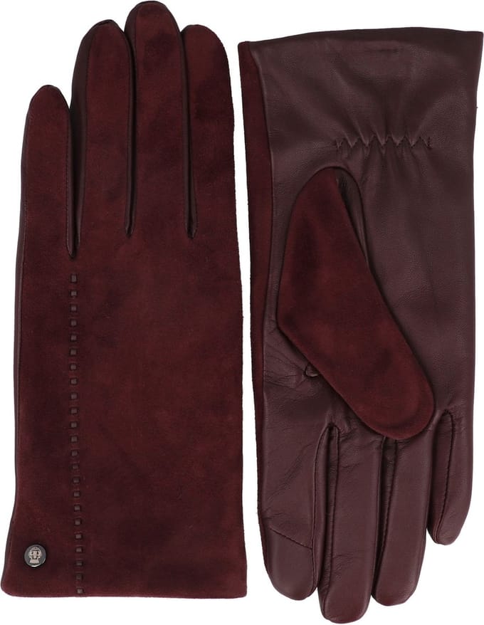 Roeckl Nantes Handschoenen Leder - Dames - wine
