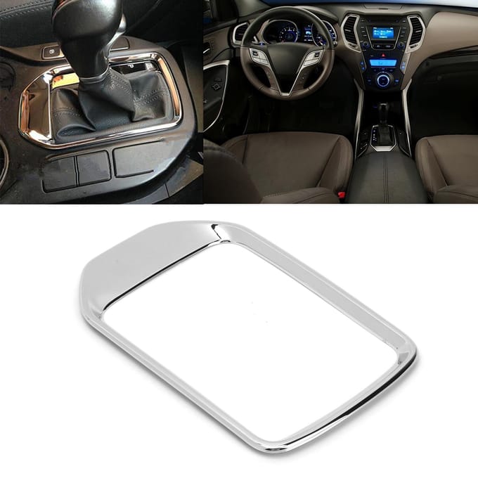 Decoratiepaneel voor schakelpookframe Vervanging voor HYUNDAI SANTA FE IX45 2013?2016 white