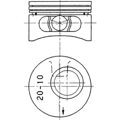 Zuiger KOLBENSCHMIDT 90 245 610