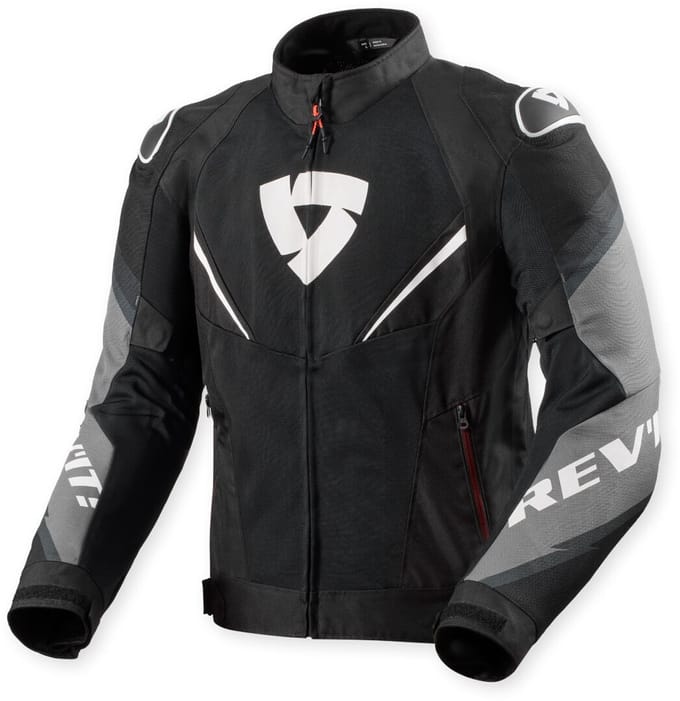 REV’IT! Quantum 3 Air Zwart Wit Motorjas - Maat M - Jas