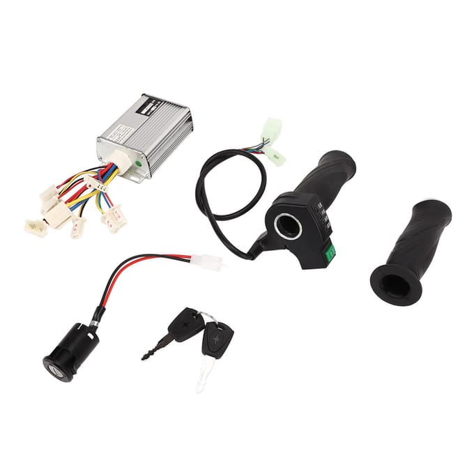 48V 1000W Geborstelde Controller met 4 Snelheden Variabel Gashandvat Elektrisch Deurslot voor Elektrisch white