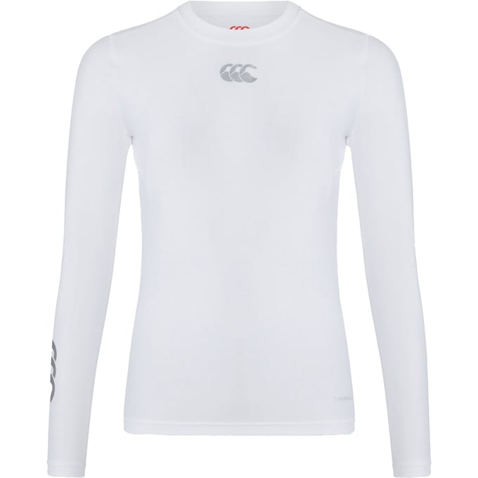 Canterbury Dames Thermoreg Langsleeve Base Layer Top (Wit)