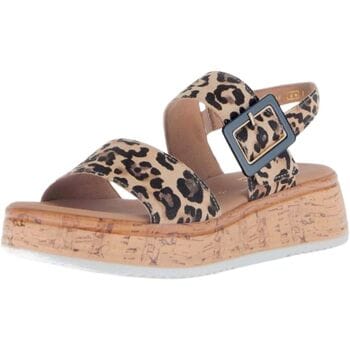 Gabor Leopard Sandalen beige Suede - Maat 39
