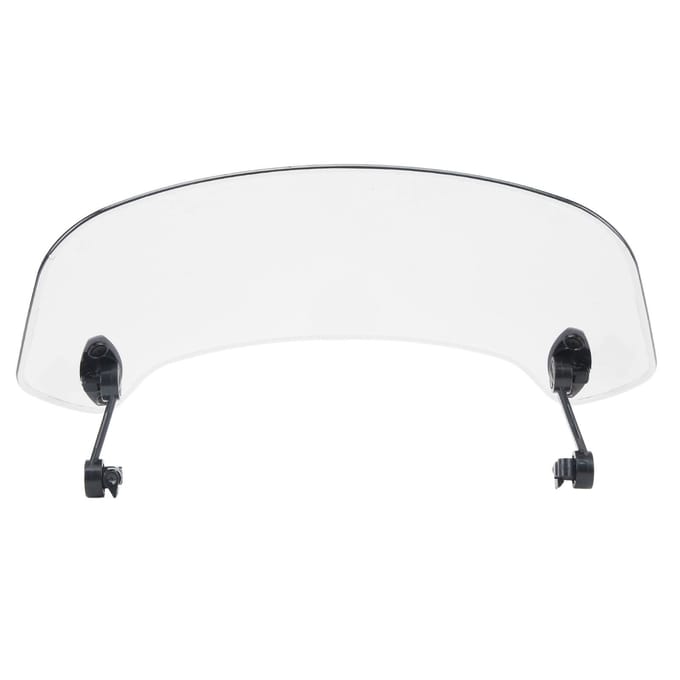 Motorfiets Windscherm Verstelbare Clip-on Windscherm Universele Winddeflector voor Motorfiets white