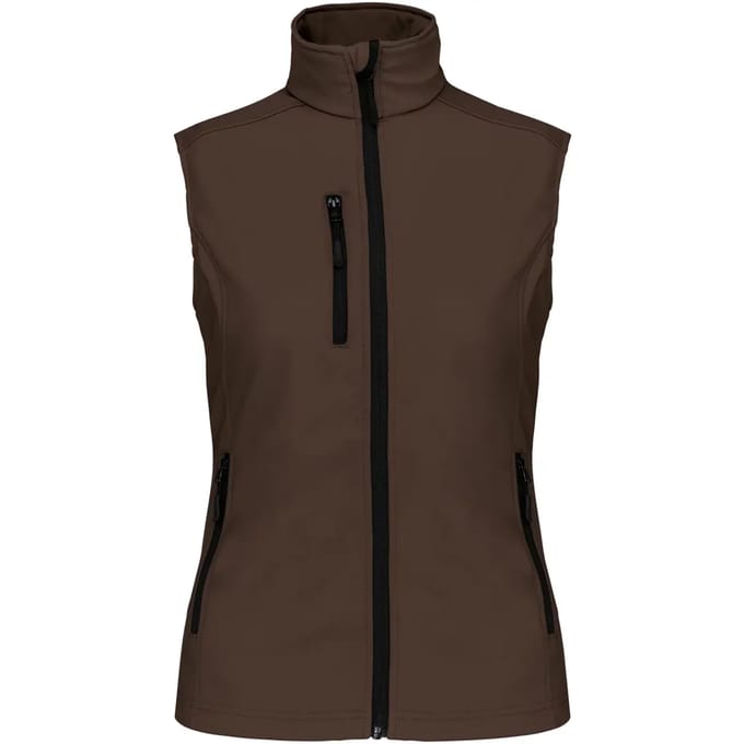 Kariban Dames softshell bodywarmer K404 - Chocolate - L