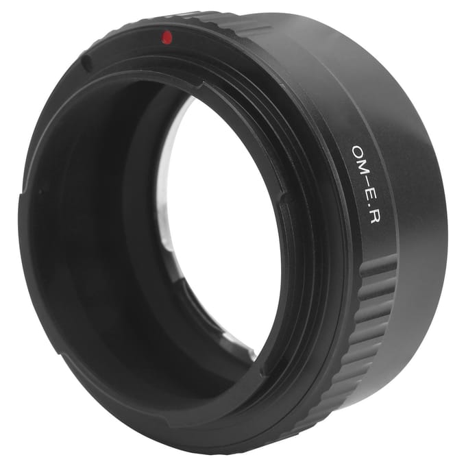 NEWYI OMRF Lensadapterring voor Olympus OM Lens voor Canon RF Mount Camera Body black