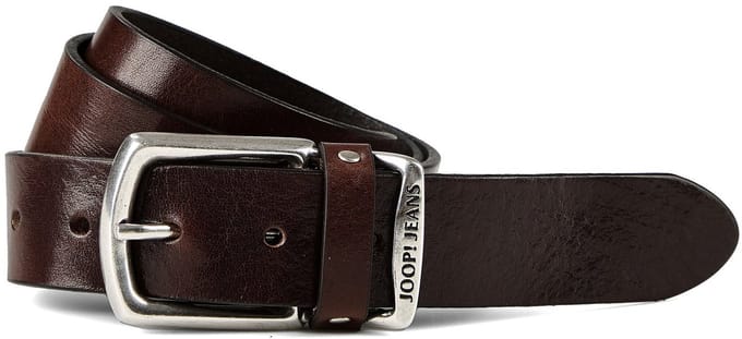 Joop! Jeans Riem Leder - Jongens - 100 cm - d'brown