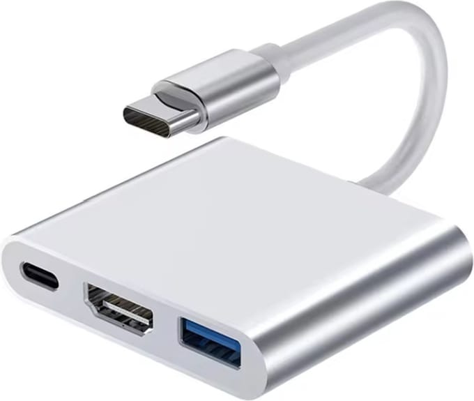 USB Type-C Hub met HD 4K Ondersteuning en PD voor MacBook Pro/Air & Samsung Dex - Thunderbolt 3 Adapter
