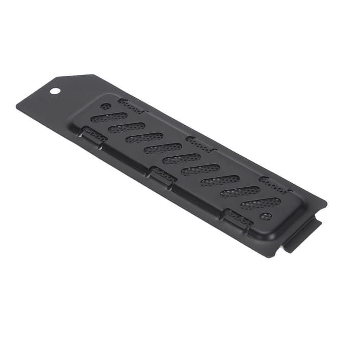 SSD-afdekking Vervanging voor PS5 Slim M.2 SSD Uitbreidingssleuf Ventilatiegaten Aluminiumlegering Metaal zwart