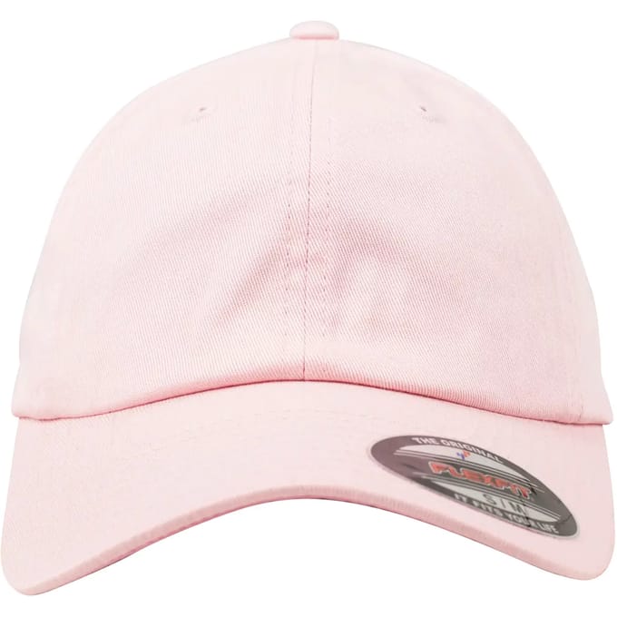 Urban Classics - Cotton Twill Dad Flexfit pet - S/M - Roze
