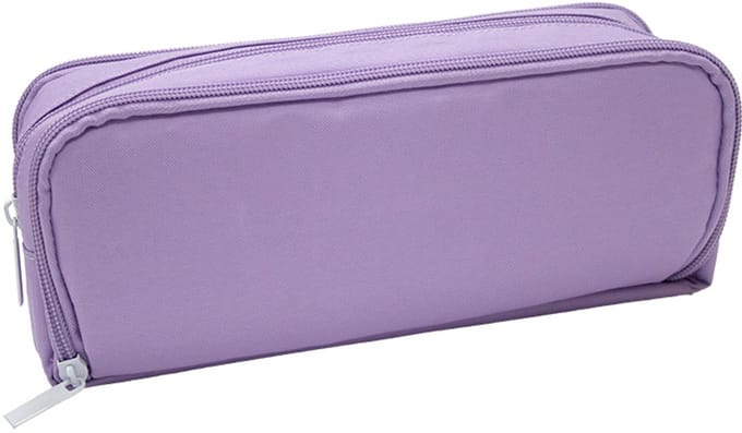 SOHO Etui - 3 ritsen - Fijn Formaat - 22x10 cm - Lila