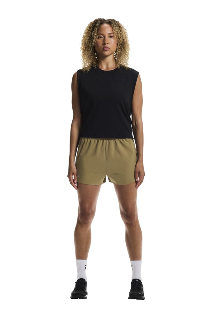 On Train Shorts 1 Nutmeg Maat: M | Korte Broeken Outlet | Dames | Bruin