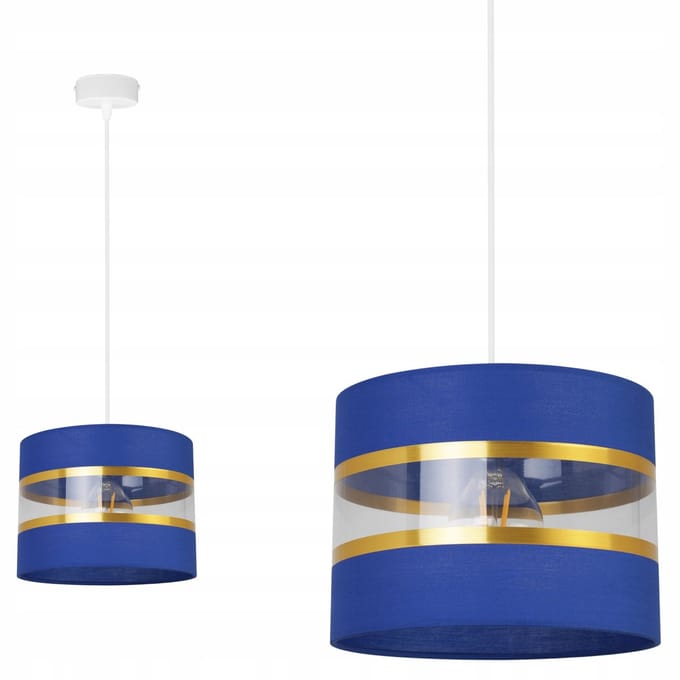 Glamour Plafondlamp met Gouden Accent - Stijlvolle Hanglamp