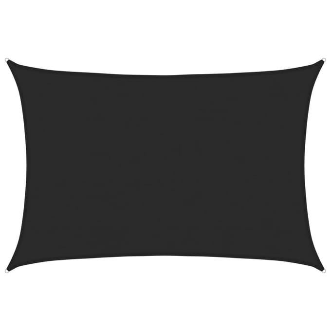 vidaXL - Zonnezeil - 160 - g/m² - 5x6 - m - HDPE - zwart