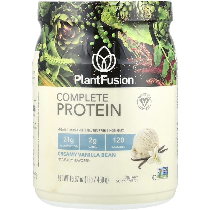 PlantFusion, Protéine Complète, Vanille Crémeuse, 1 lb (450 g)