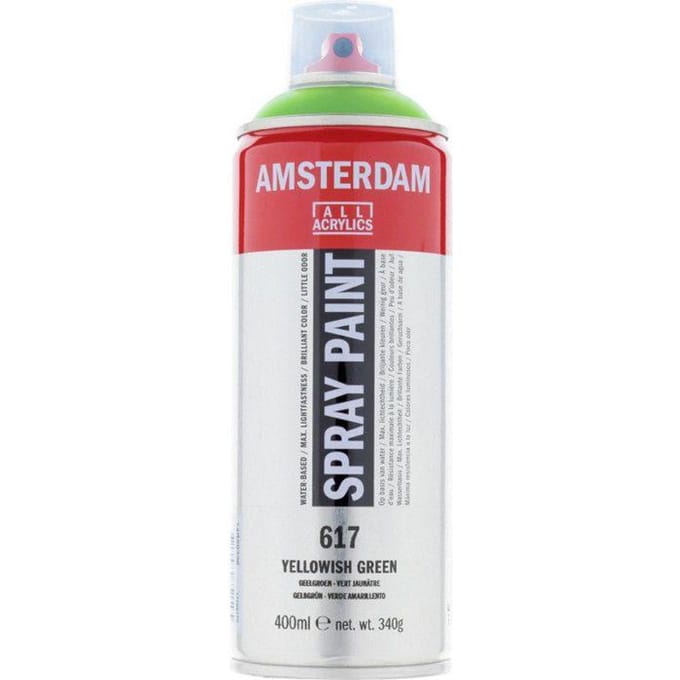 Bombe de peinture Amsterdam 400 ml vert jaunâtre groen