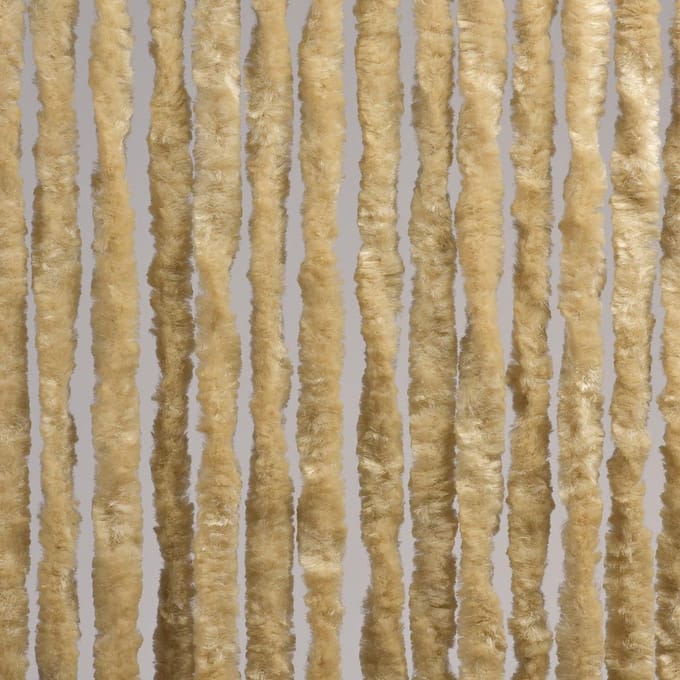 Luxe Kattenstaart Vliegengordijn - 90 x 220cm - Beige