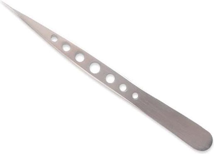 Erlinda - Design Pro - Professionele Eyelash-Wimperpincet - Punt - 12 cm.