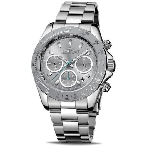 Rotorcraft - Heren Horloge Cargo - Zilver