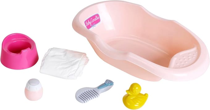Poppenbadset met Badaccessoires en Rubber Eend voor Kinderen