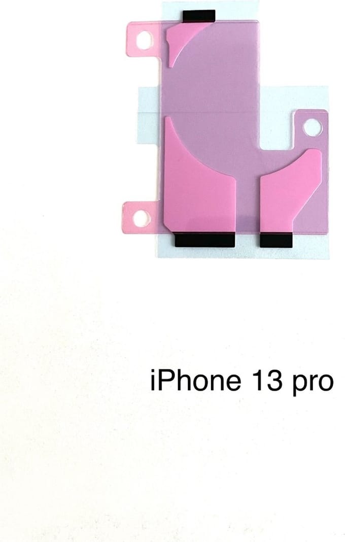 iPhone 13 pro batterij sticker / Adhesive - Originele Pasvorm.