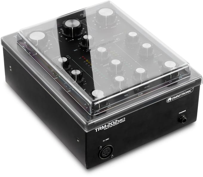 Decksaver Omnitronic TRM-202 MK3 Cover - Cover voor DJ-equipment