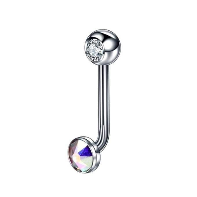 Piercing titanium multi kleur 1.6x11 - LMPiercings