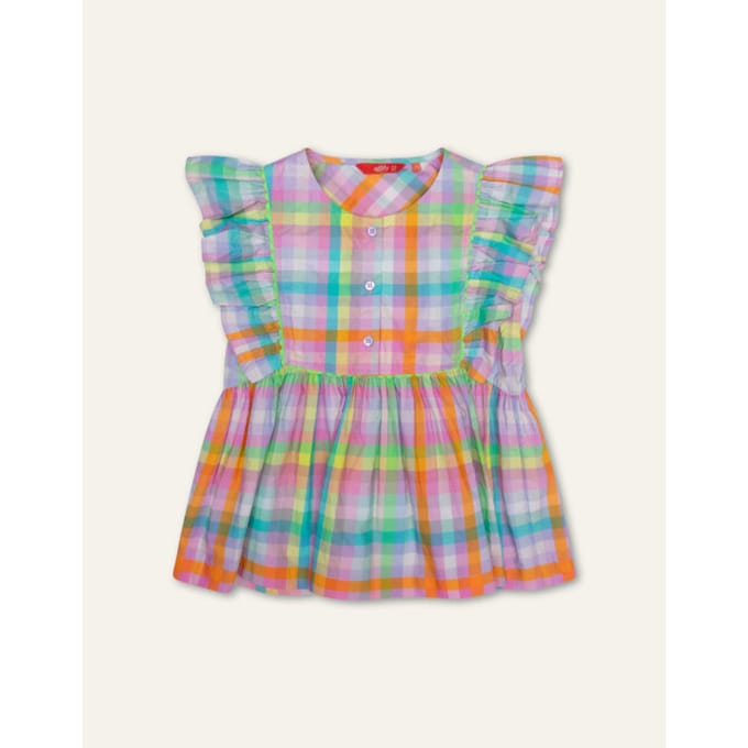 Oilily Bajour Blouse- maat116/6yr Prism Roze