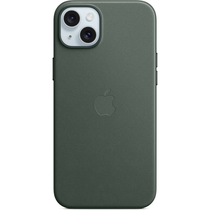 Apple FineWoven Case with MagSafe geschikt voor iPhone 15 Plus - Evergreen