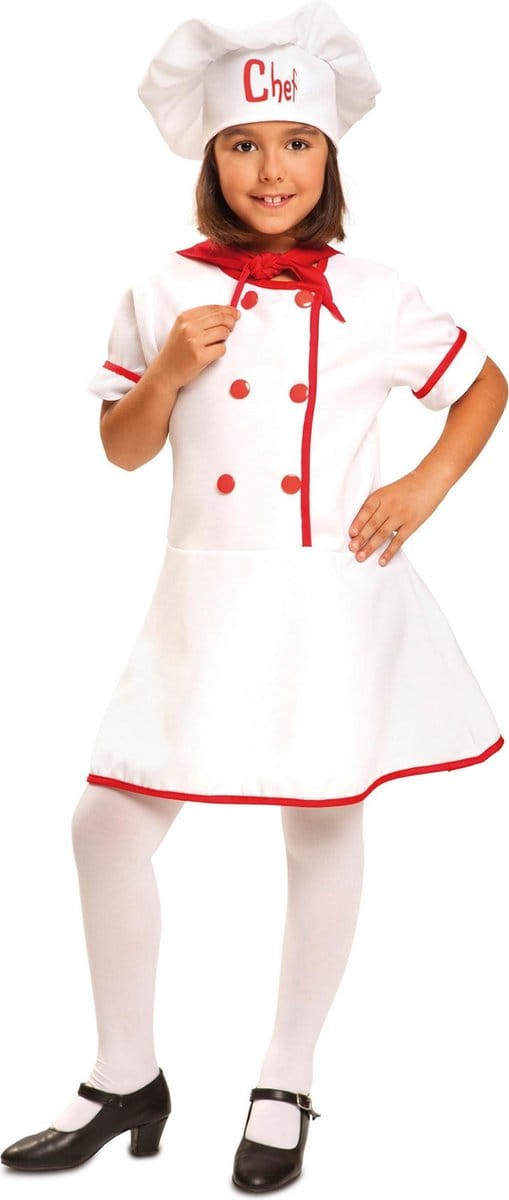 Chef Kok Kostuum Elena Kind - 7-9 Jaar