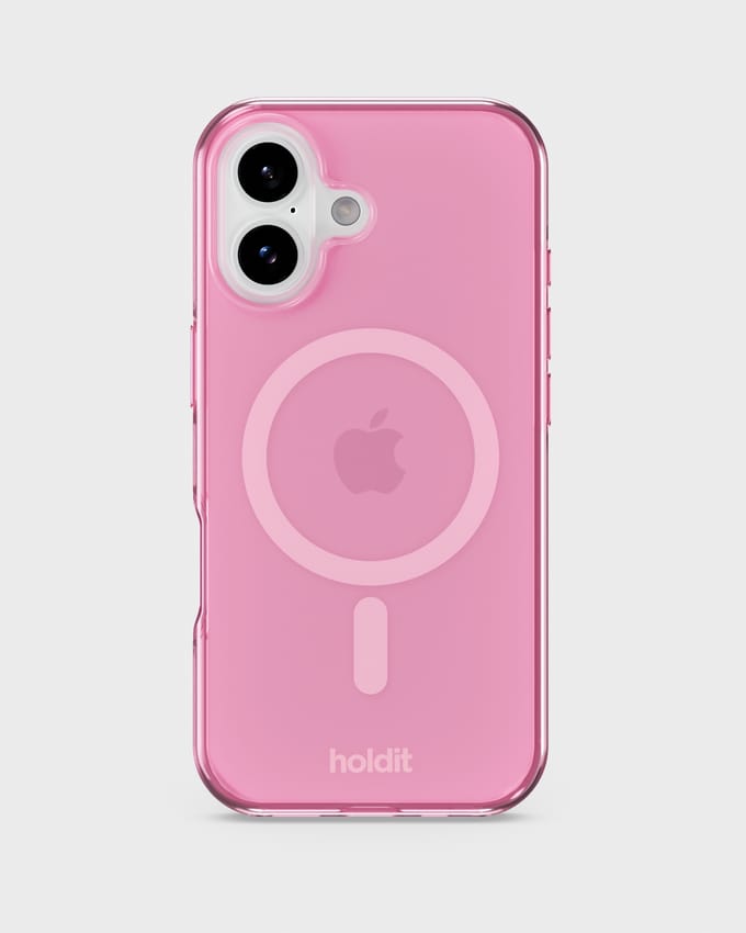 Phone Case Transparent Magsafe Compatible Pink iPhone 17
