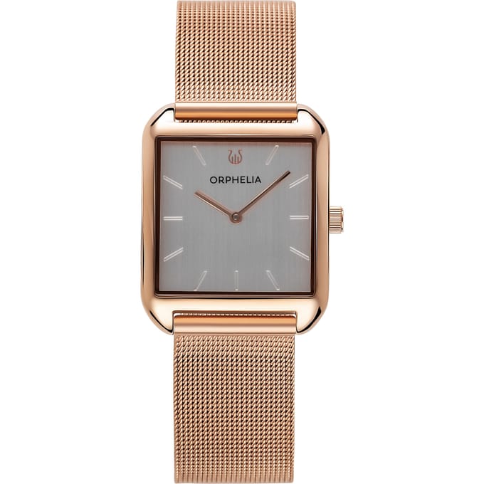 ORPHELIA OR12914 - Horloge - RVS - Rosékleurig - 28x34 mm
