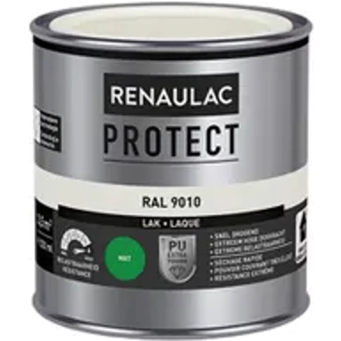 Renaulac Houtlak Binnen Protect - Zuiver Wit - Mat - 250ml