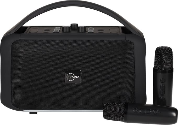 BRAINZ Karaoke Speaker XXL - Elektronica accessoires - Zwart