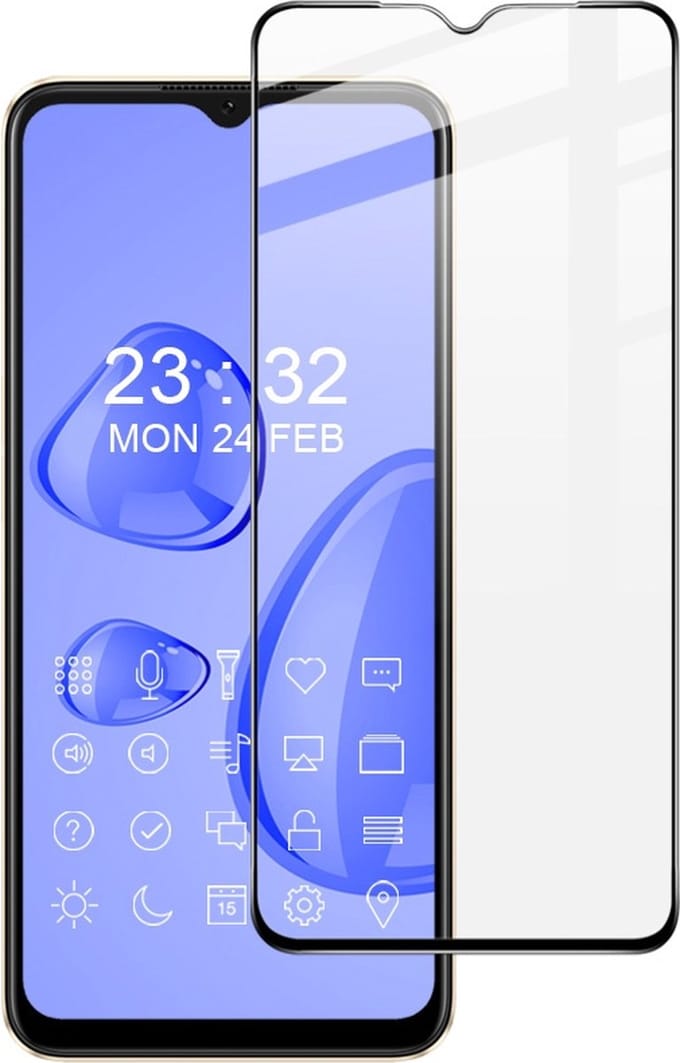 Geschikt voor Oppo A38 Screenprotector - Solidenz Fullcover Screen Protector - Scherm Protector - Full Screen Protector - Gehard Glas