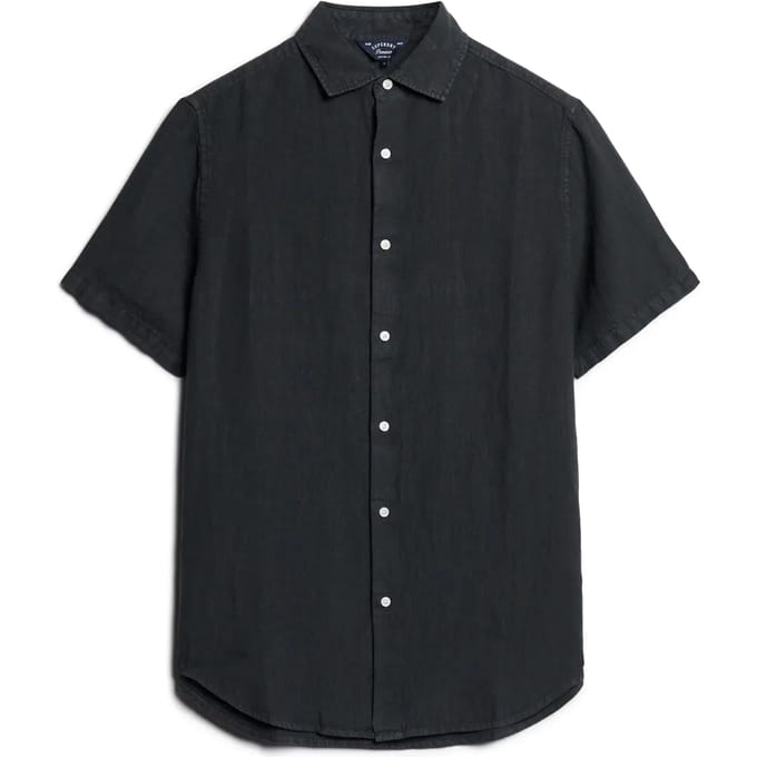 Superdry - Studios casual linnen overhemd - Heren - Shirts