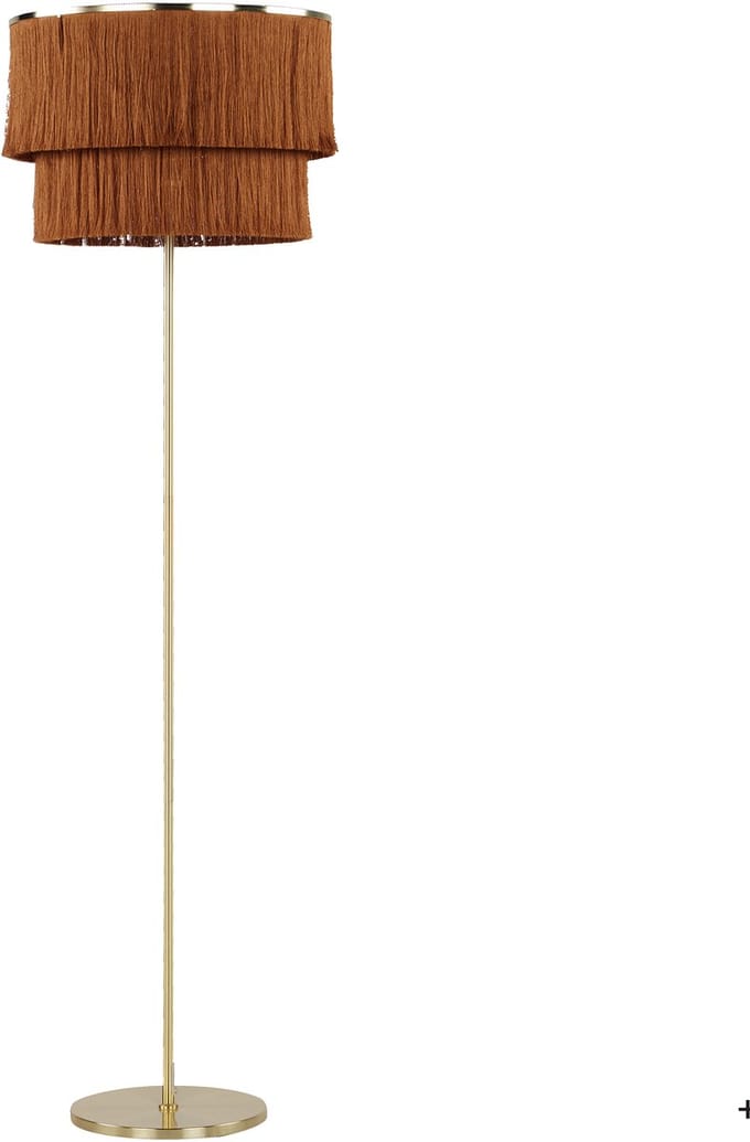 PERISTERI - Vloerlamp - Bruin - Metaal