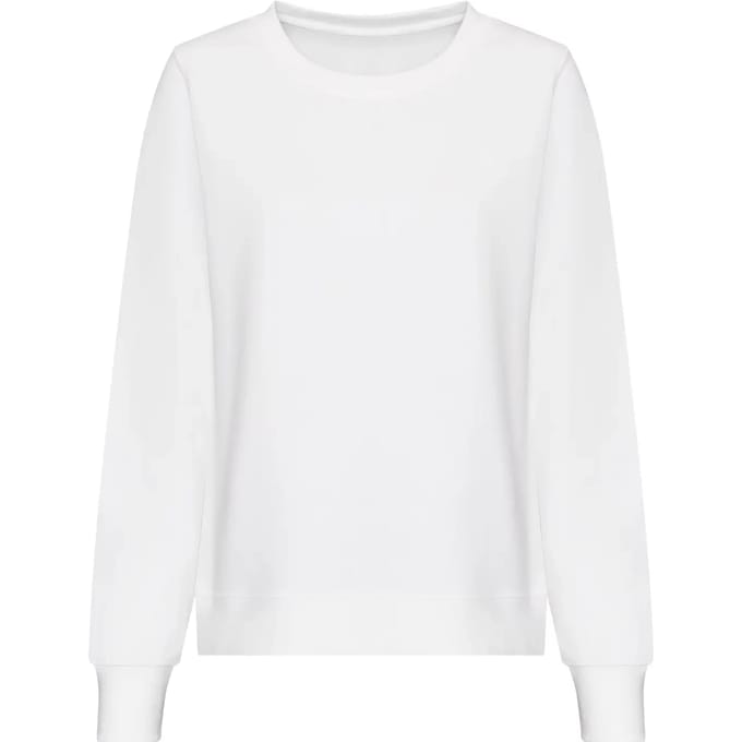 Just Hoods - AWDis Sweat Dames - Arctic White maat M