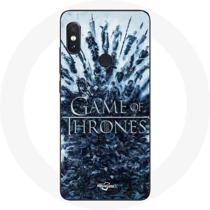 Hoesje - Game of Thrones - Xiaomi Redmi Note 5 Pro - Hard - Personages - Grijs grijs