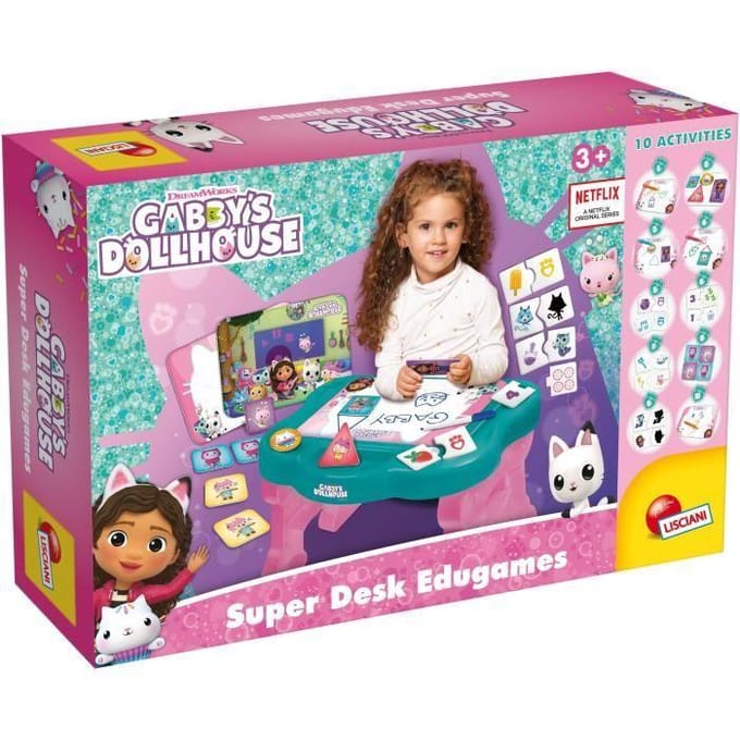 Lisciani - Gabby's Dollhouse - super desk educatieve spellen