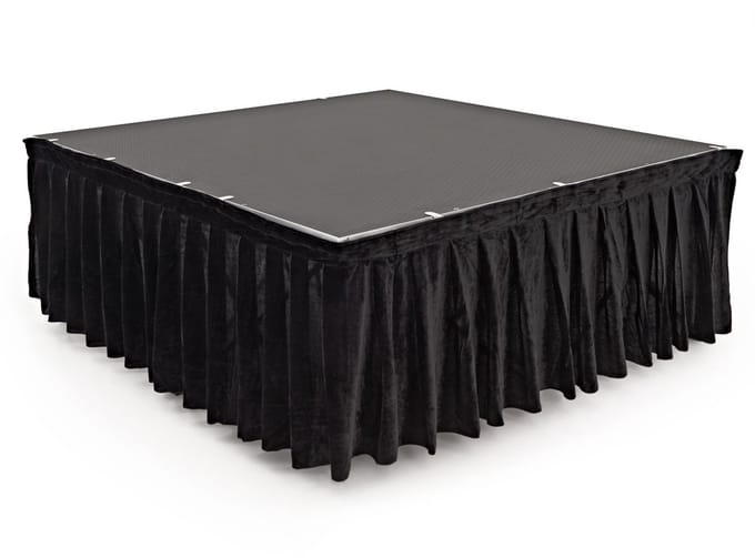 40 cm x 200 cm Podium Valance van Gear4music