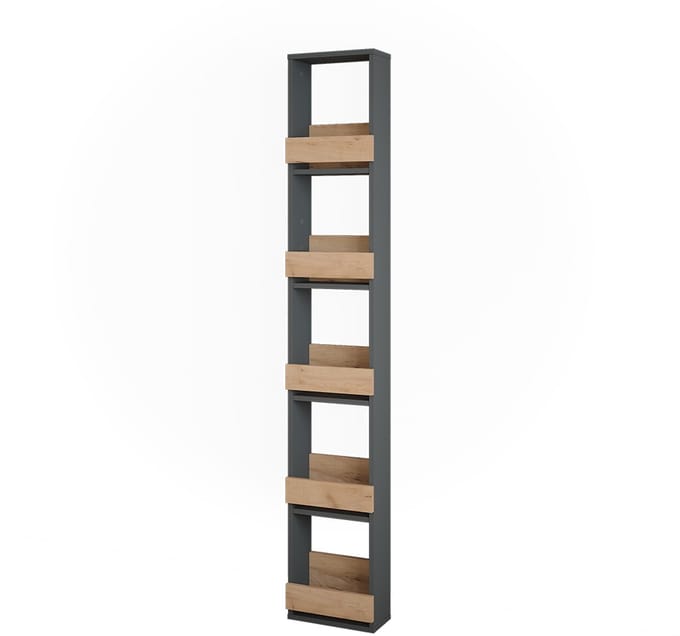 Vicco Repose Wijnglasrek – 30 x 180 cm Eik goud/antraciet