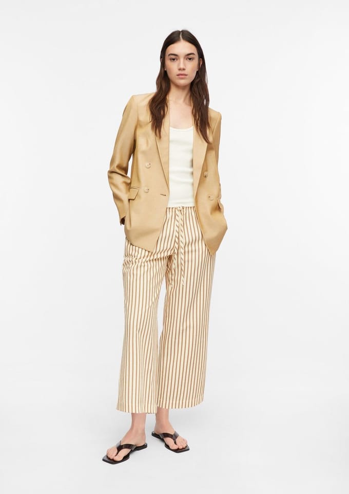 Comma Pants Beige Taglia: 38 | Pantaloni Outlet | Donna | Marrone