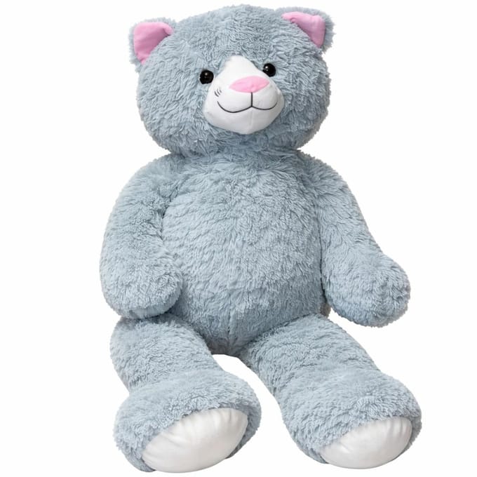 XXL pluche knuffel - 90 cm - kat - polyester