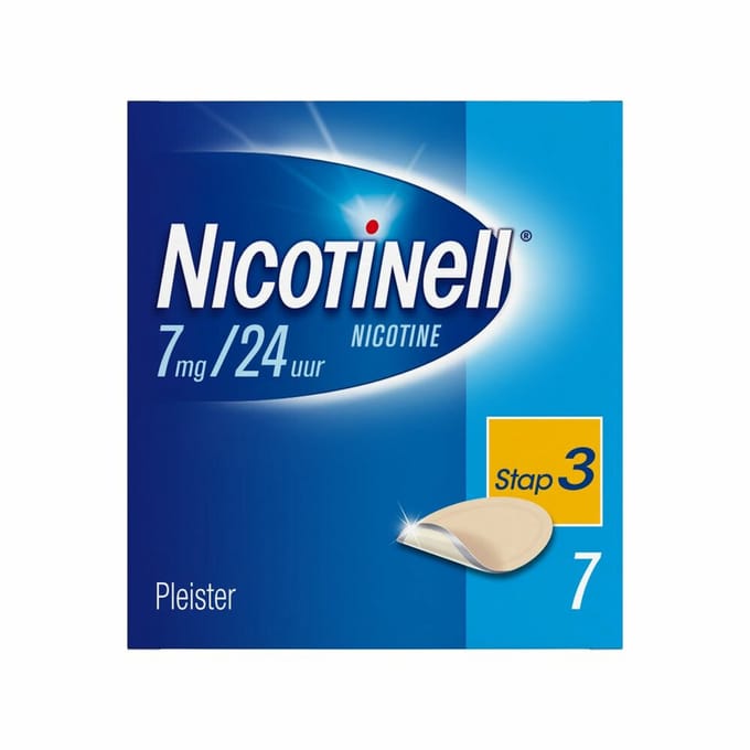 Nicotinell Nicotinepleisters 7mg - 2 x 7 stuks - Voordeelverpakking