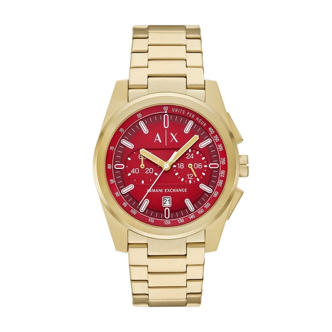 Armani Exchange AX2863 Heren Horloge 42mm - Goudkleurig