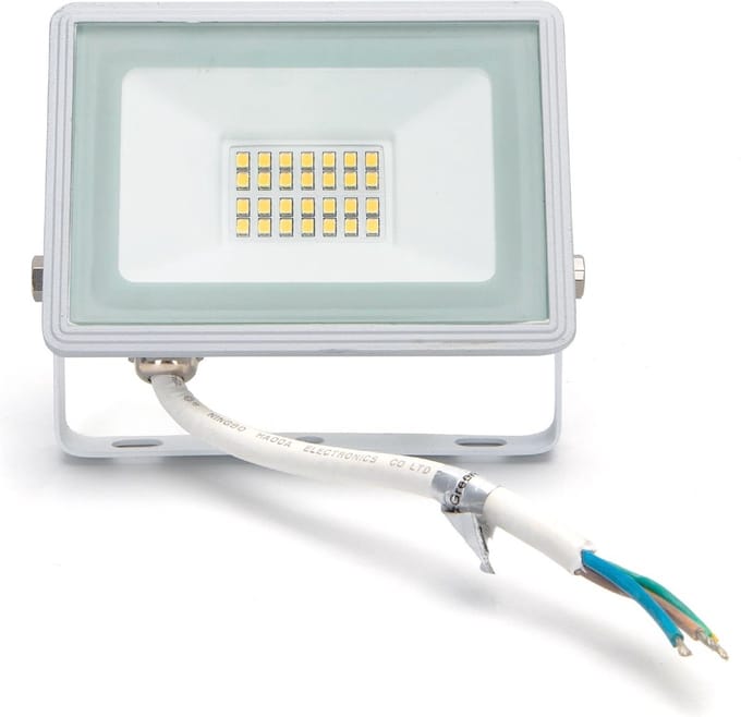 Buitenlamp wit | LED 20W=180W schijnwerper | koelwit 4000K | waterdicht IP65